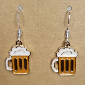 Beer Mug Earrings
